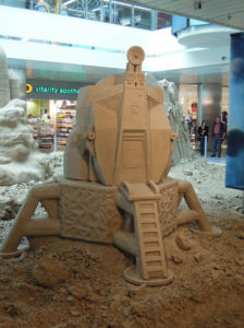 Faszinierende Sandskulpturen an der SandArt.